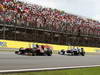 GP BRASILE, 27.11.2011- Gara, Jaime Alguersuari (SPA), Scuderia Toro Rosso, STR6 e Rubens Barrichello (BRA), Williams FW33 