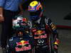 GP BRASILE, 27.11.2011- Gara, Sebastian Vettel (GER), Red Bull Racing, RB7 secondo e Mark Webber (AUS), Red Bull Racing, RB7 vincitore 