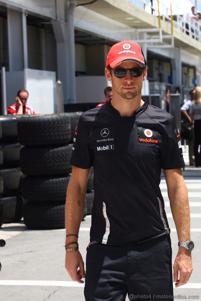 GP BRASILE, 24.11.2011- Jenson Button (GBR), McLaren  Mercedes, MP4-26 