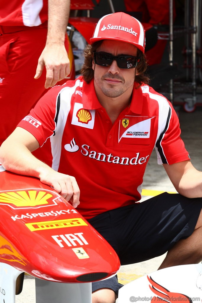 GP BRASILE, 24.11.2011- Fernando Alonso (ESP), Ferrari, F-150 Italia 
