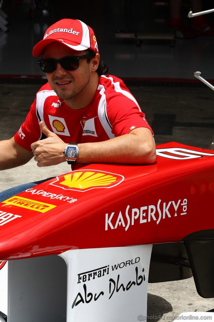 GP BRASILE, 24.11.2011- Felipe Massa (BRA), Ferrari, F-150 Italia 