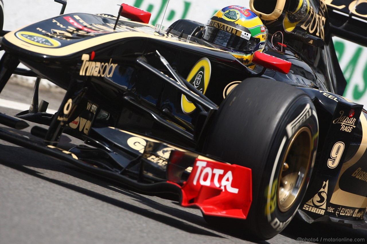 GP BRASILE, 26.11.2011- Prove Libere 3, Sabato, Bruno Senna (BRA), Lotus Renault GP R31 