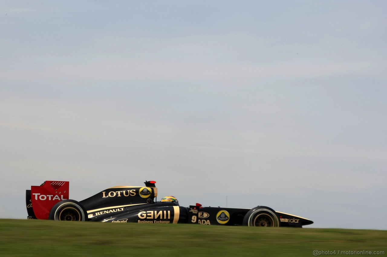GP BRASILE, 26.11.2011- Prove Libere 3, Sabato, Bruno Senna (BRA), Lotus Renault GP R31 