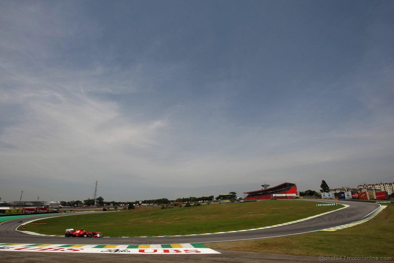 GP BRASILE, 26.11.2011- Prove Libere 3, Sabato, Felipe Massa (BRA), Ferrari, F-150 Italia 