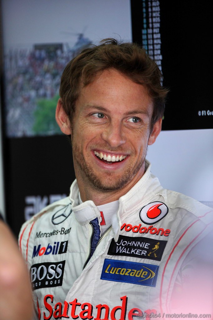 GP BRASILE, 26.11.2011- Prove Libere 3, Sabato, Jenson Button (GBR), McLaren  Mercedes, MP4-26 