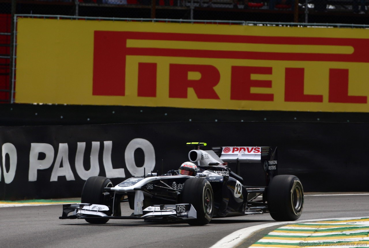 GP BRASILE, 26.11.2011- Qualifiche, Pastor Maldonado (VEN), Williams FW33 
