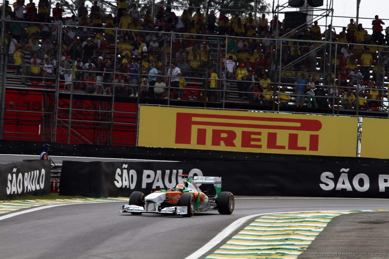 GP BRASILE, 26.11.2011- Qualifiche, Adrian Sutil (GER), Force India F1 Team, VJM04 