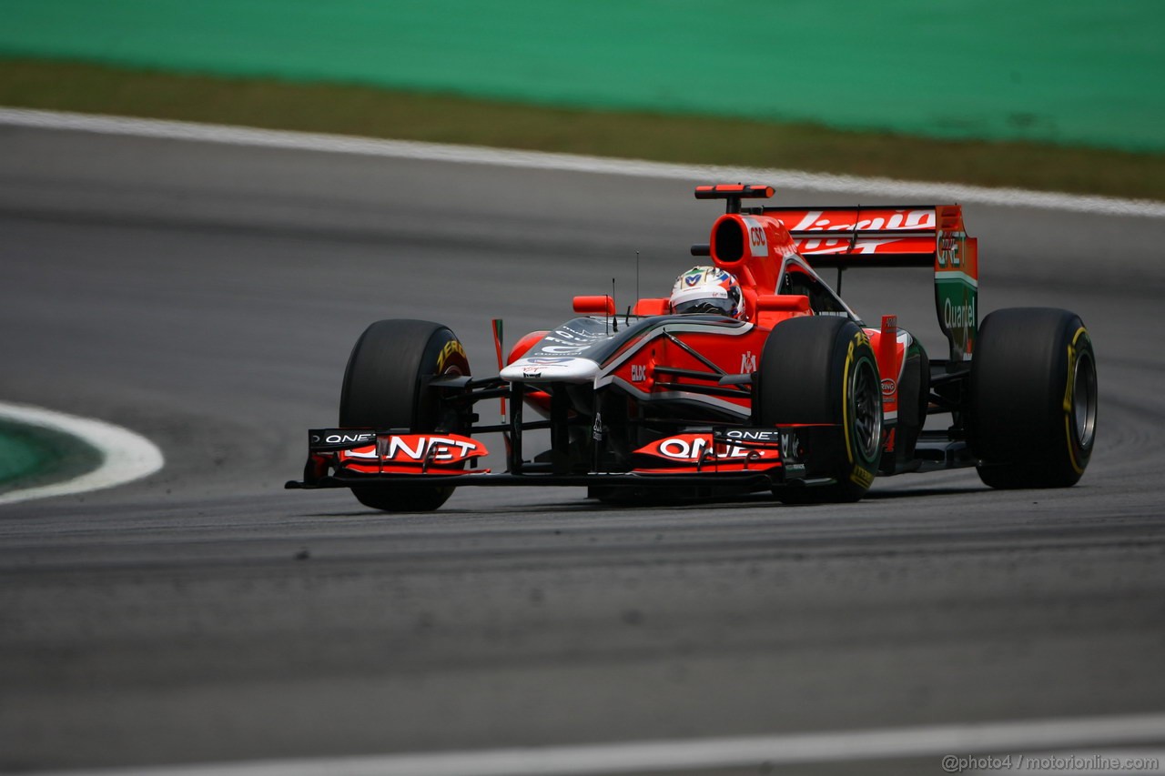 GP BRASILE, 26.11.2011- Qualifiche, Timo Glock (GER), Marussia Virgin Racing VR-02 