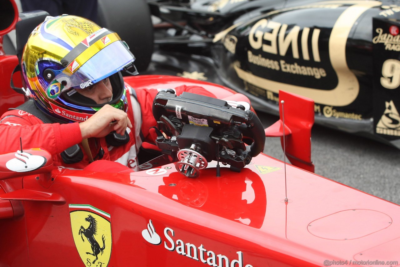 GP BRASILE, 26.11.2011- Qualifiche, Felipe Massa (BRA), Ferrari, F-150 Italia 