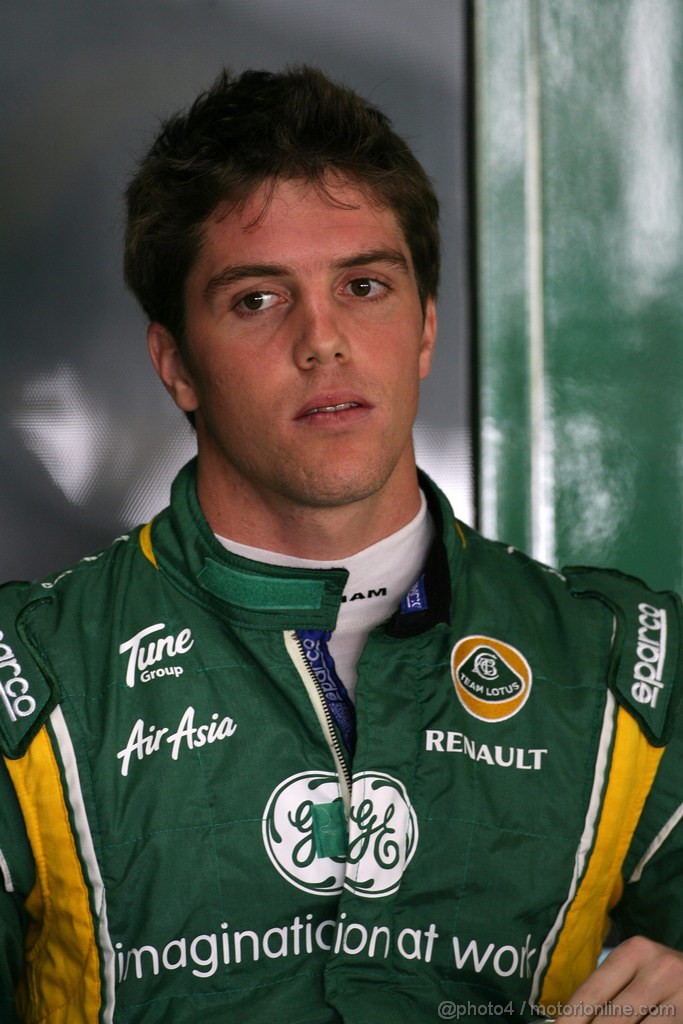 GP BRASILE, 25.11.2011- Prove Libere 1, Venerdi', Luiz Razia (BRA), Test Driver, Team Lotus, TL11  
