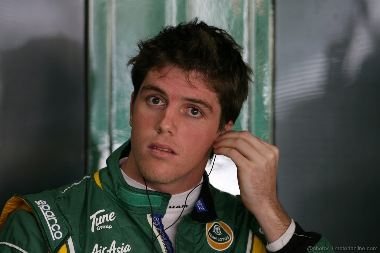 GP BRASILE, 25.11.2011- Prove Libere 1, Venerdi', Luiz Razia (BRA), Test Driver, Team Lotus, TL11  