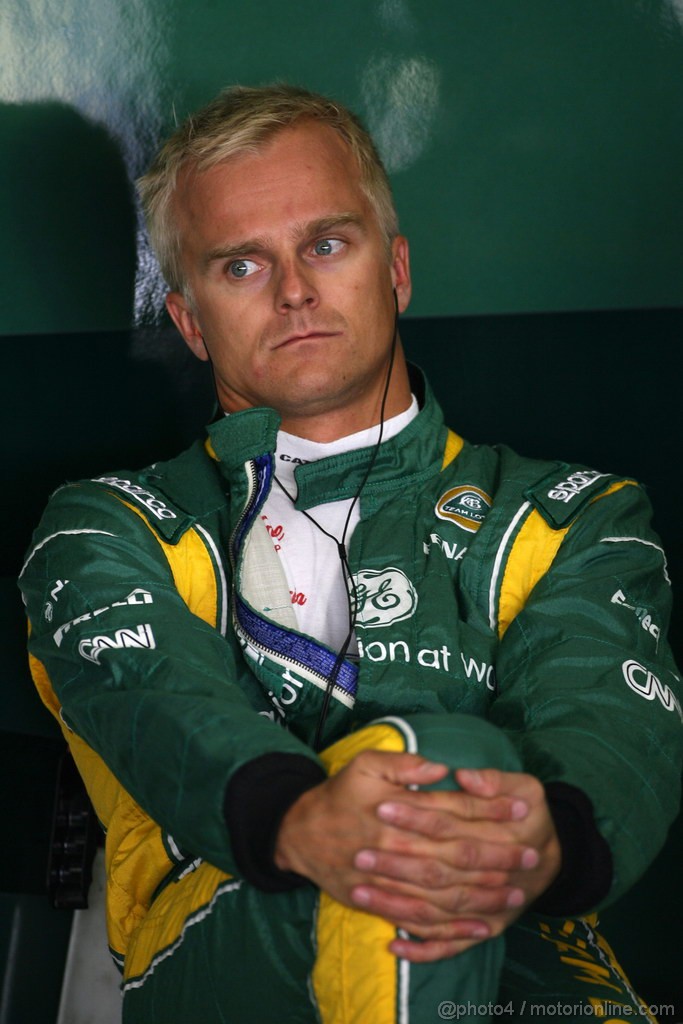 GP BRASILE, 25.11.2011- Prove Libere 1, Venerdi', Heikki Kovalainen (FIN), Team Lotus, TL11 