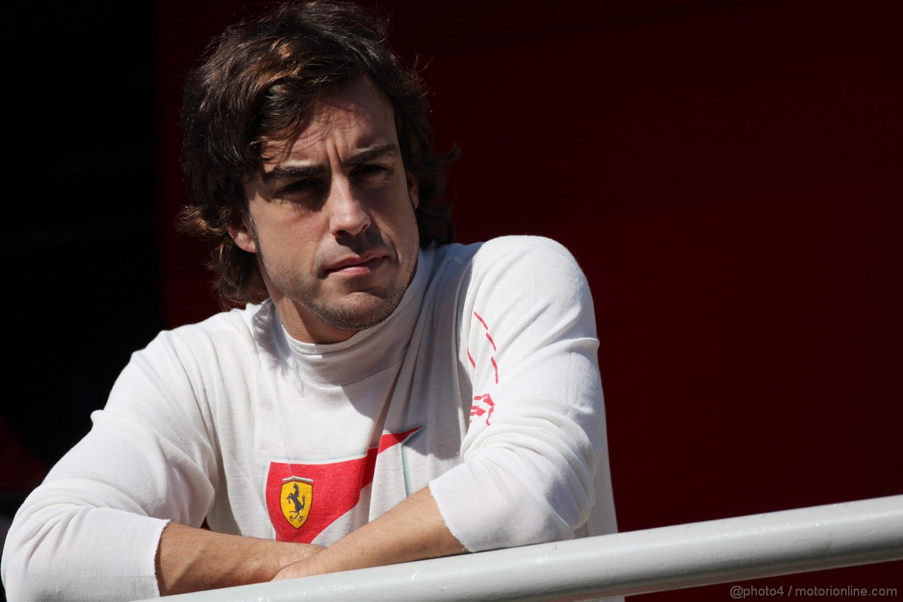 GP BRASILE, 25.11.2011- Prove Libere 1, Venerdi', Fernando Alonso (ESP), Ferrari, F-150 Italia 