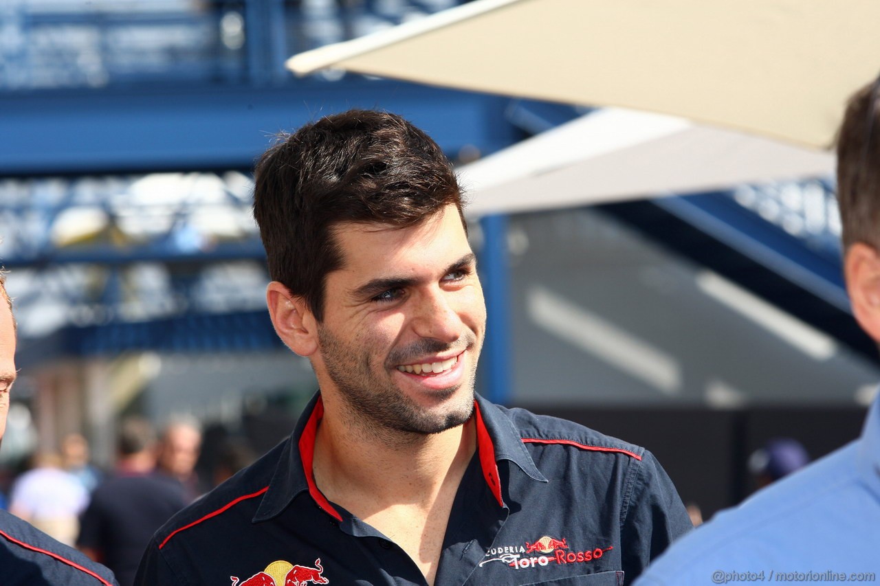 GP BRASILE, 25.11.2011- Prove Libere 1, Venerdi', Jaime Alguersuari (SPA), Scuderia Toro Rosso, STR6 