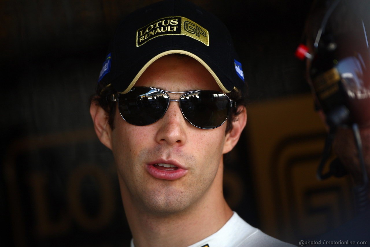 GP BRASILE, 25.11.2011- Prove Libere 1, Venerdi', Bruno Senna (BRA), Lotus Renault GP R31 