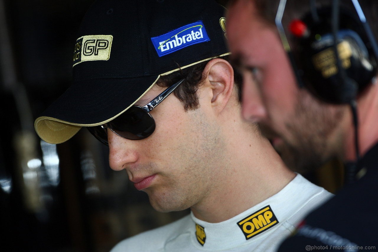 GP BRASILE, 25.11.2011- Prove Libere 1, Venerdi', Bruno Senna (BRA), Lotus Renault GP R31 
