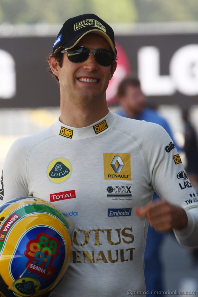 GP BRASILE, 25.11.2011- Prove Libere 1, Venerdi', Bruno Senna (BRA), Lotus Renault GP R31 