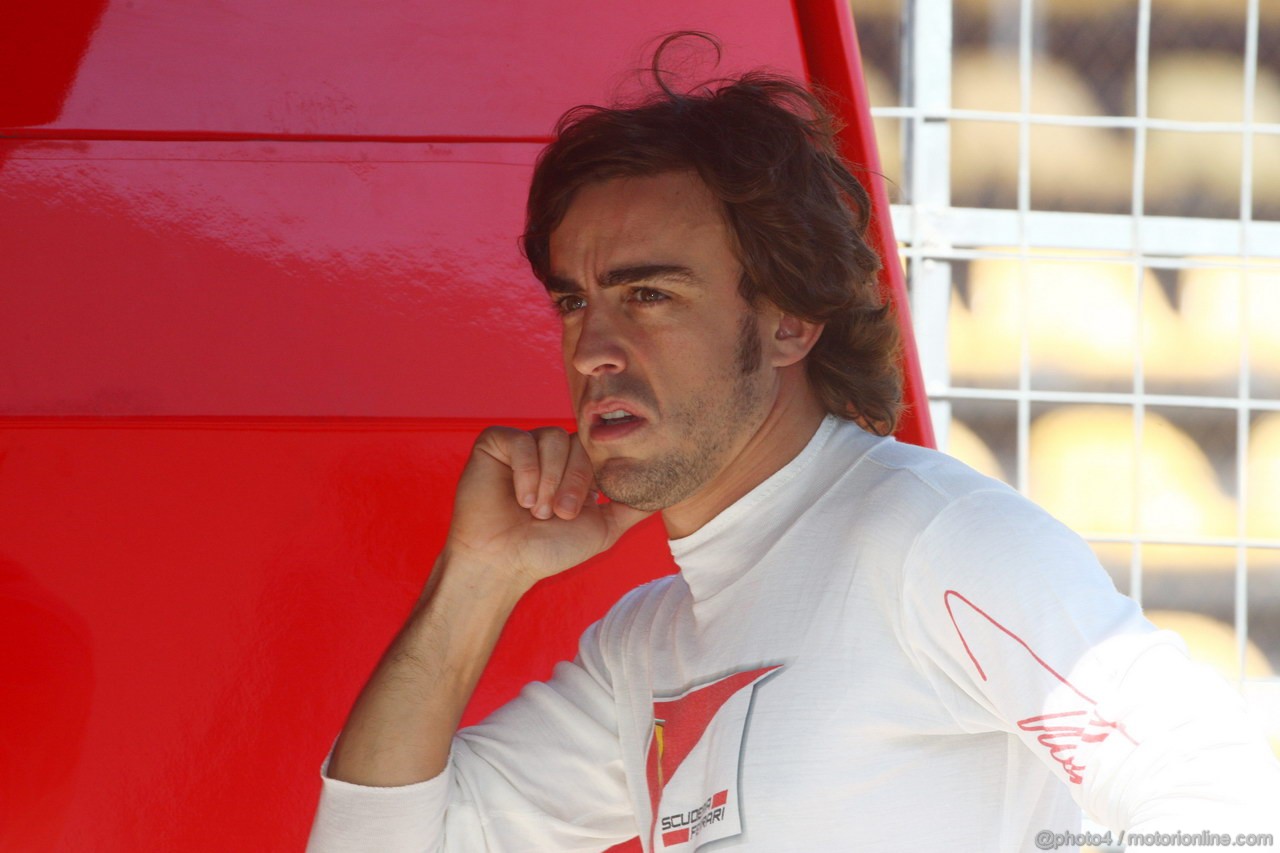 GP BRASILE, 25.11.2011- Prove Libere 1, Venerdi', Fernando Alonso (ESP), Ferrari, F-150 Italia 