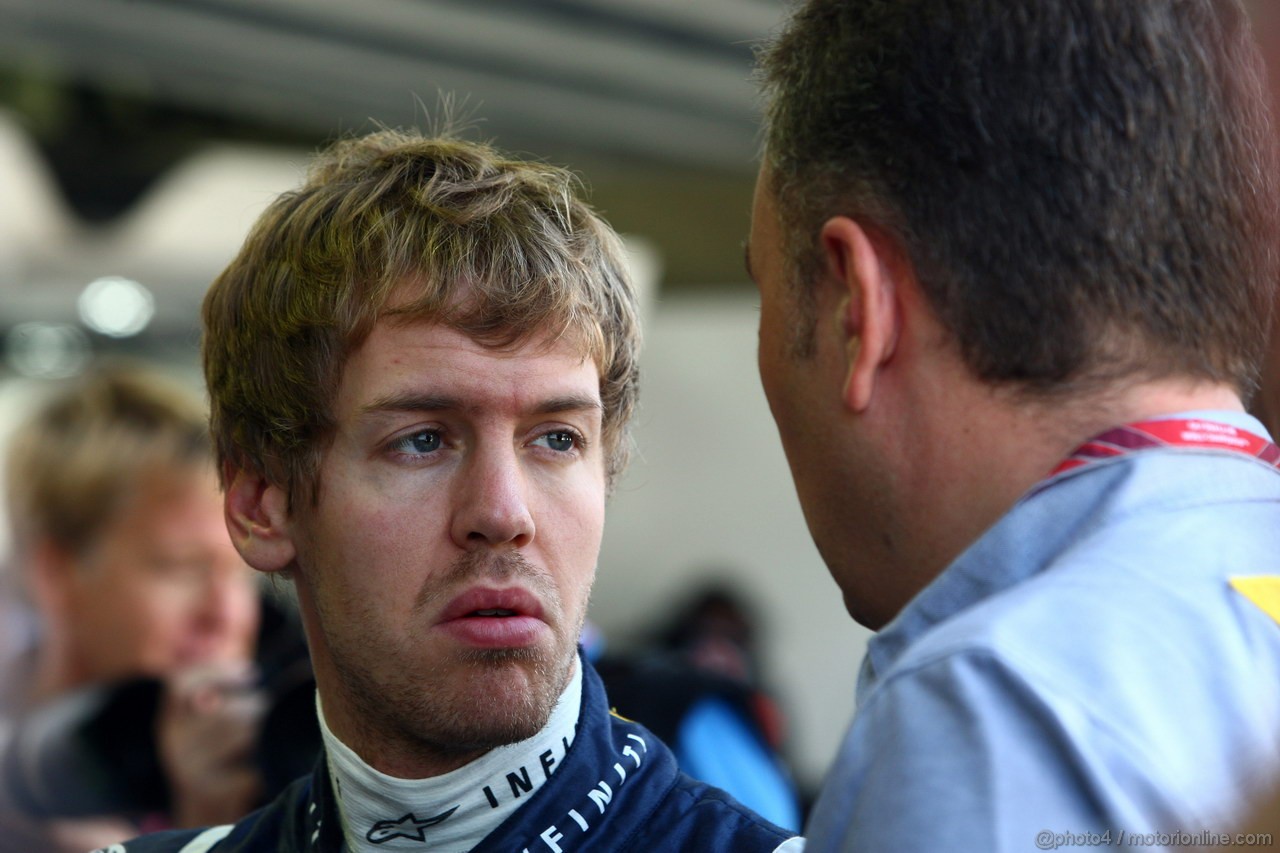 GP BRASILE, 25.11.2011- Prove Libere 1, Venerdi', Sebastian Vettel (GER), Red Bull Racing, RB7 