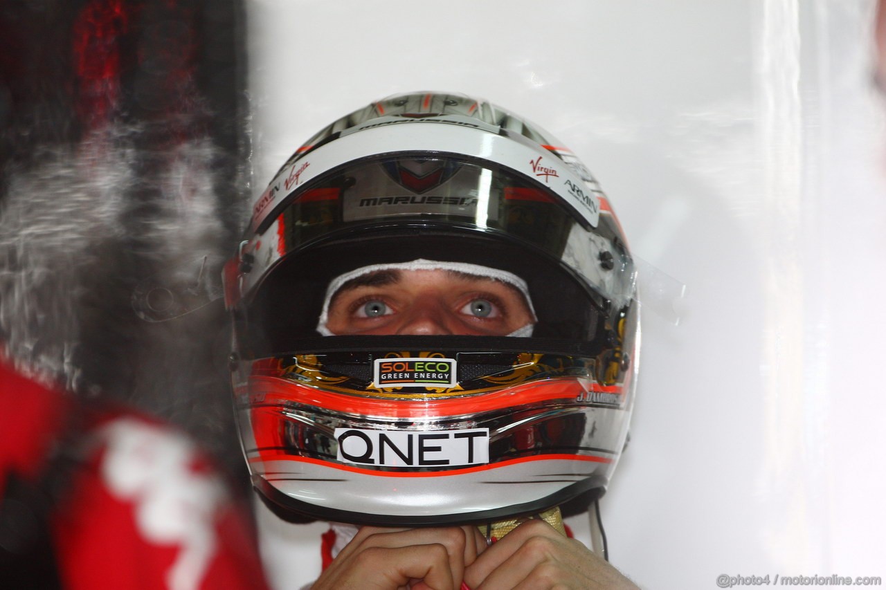 GP BRASILE, 25.11.2011- Prove Libere 1, Venerdi', Jerome D'Ambrosio (BEL), Marussia Virgin Racing VR-02 