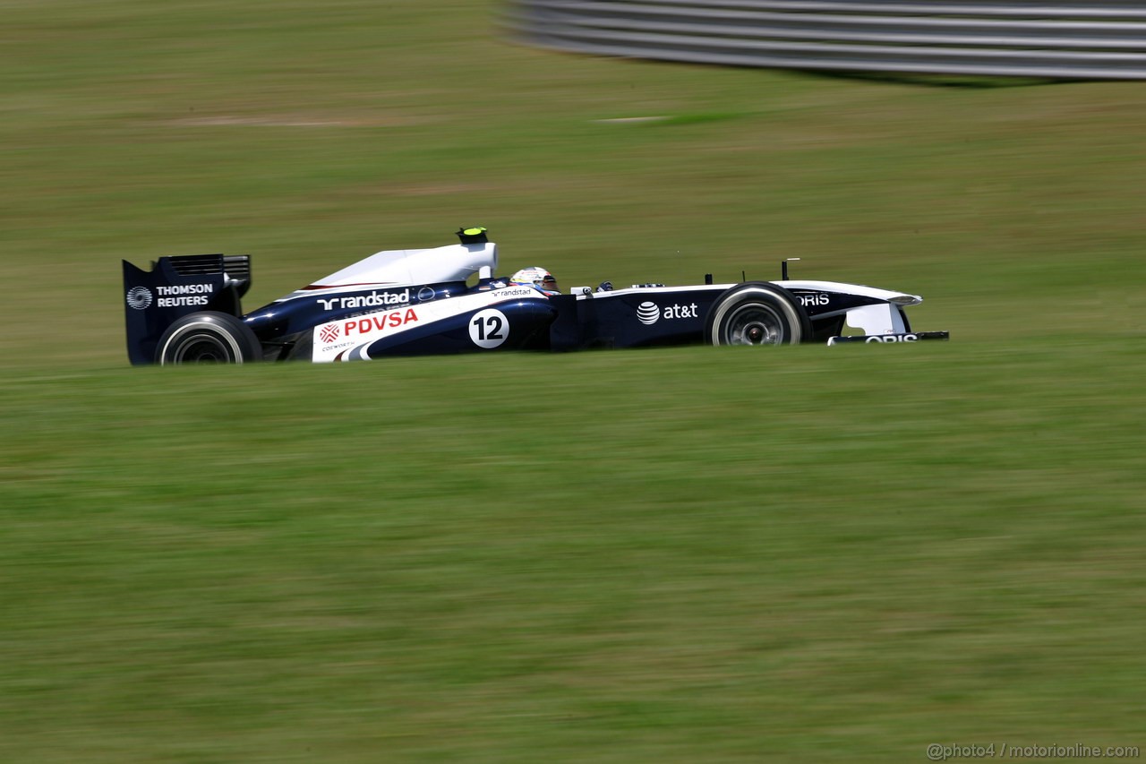 GP BRASILE, 25.11.2011- Prove Libere 1, Venerdi', Pastor Maldonado (VEN), Williams FW33 