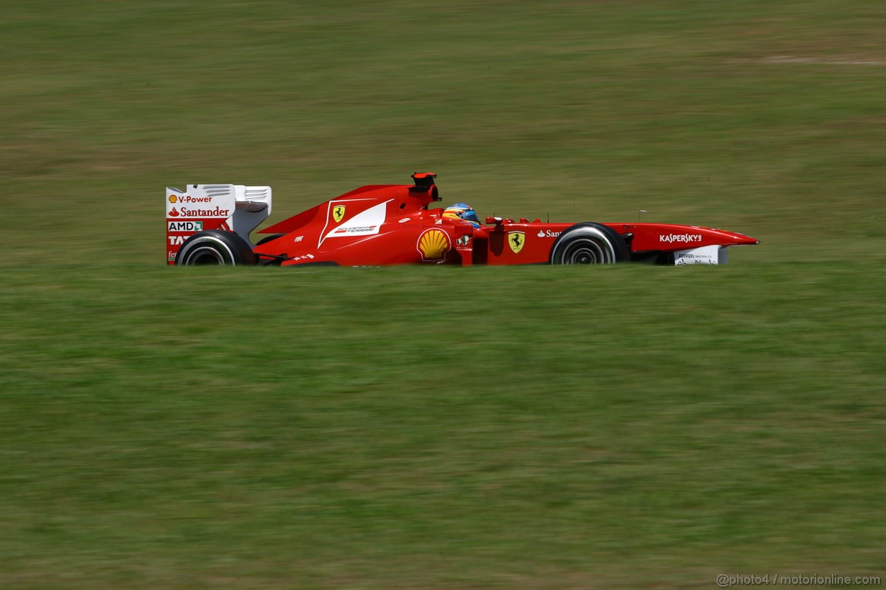GP BRASILE, 25.11.2011- Prove Libere 1, Venerdi', Fernando Alonso (ESP), Ferrari, F-150 Italia 