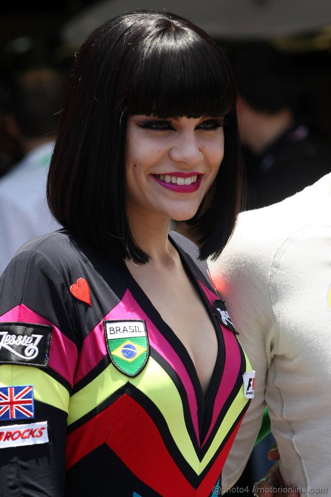 GP BRASILE, 25.11.2011- Jessie J. (USA), singer