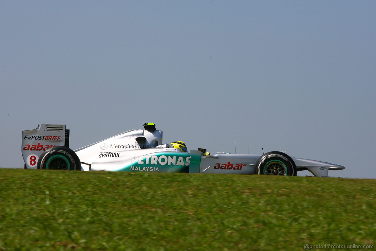 GP BRASILE, 25.11.2011- Prove Libere 1, Venerdi', Nico Rosberg (GER), Mercedes GP Petronas F1 Team, MGP W02 