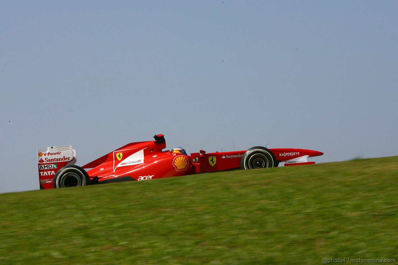 GP BRASILE, 25.11.2011- Prove Libere 1, Venerdi', Fernando Alonso (ESP), Ferrari, F-150 Italia 