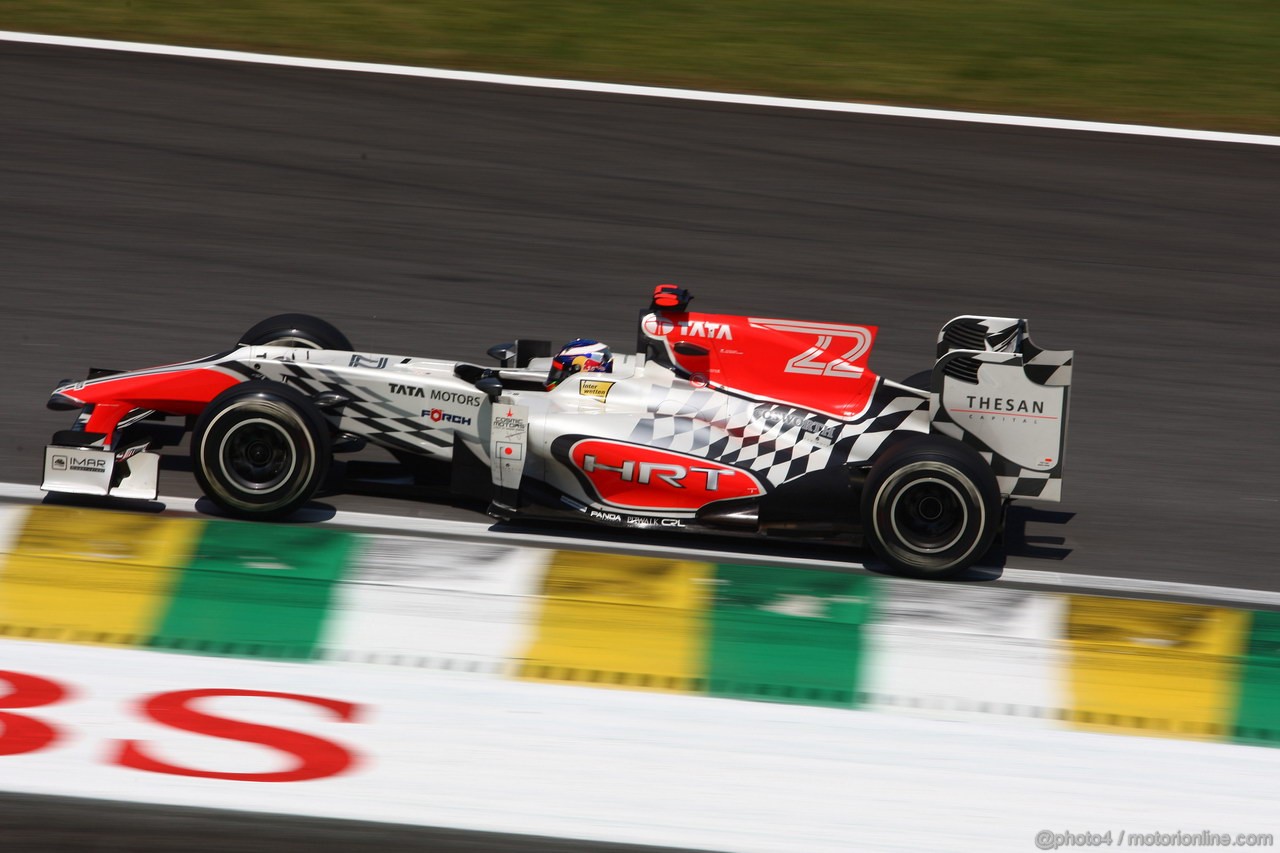 GP BRASILE, 25.11.2011- Prove Libere 2, Venerdi', Daniel Ricciardo (AUS), HRT Formula One Team 