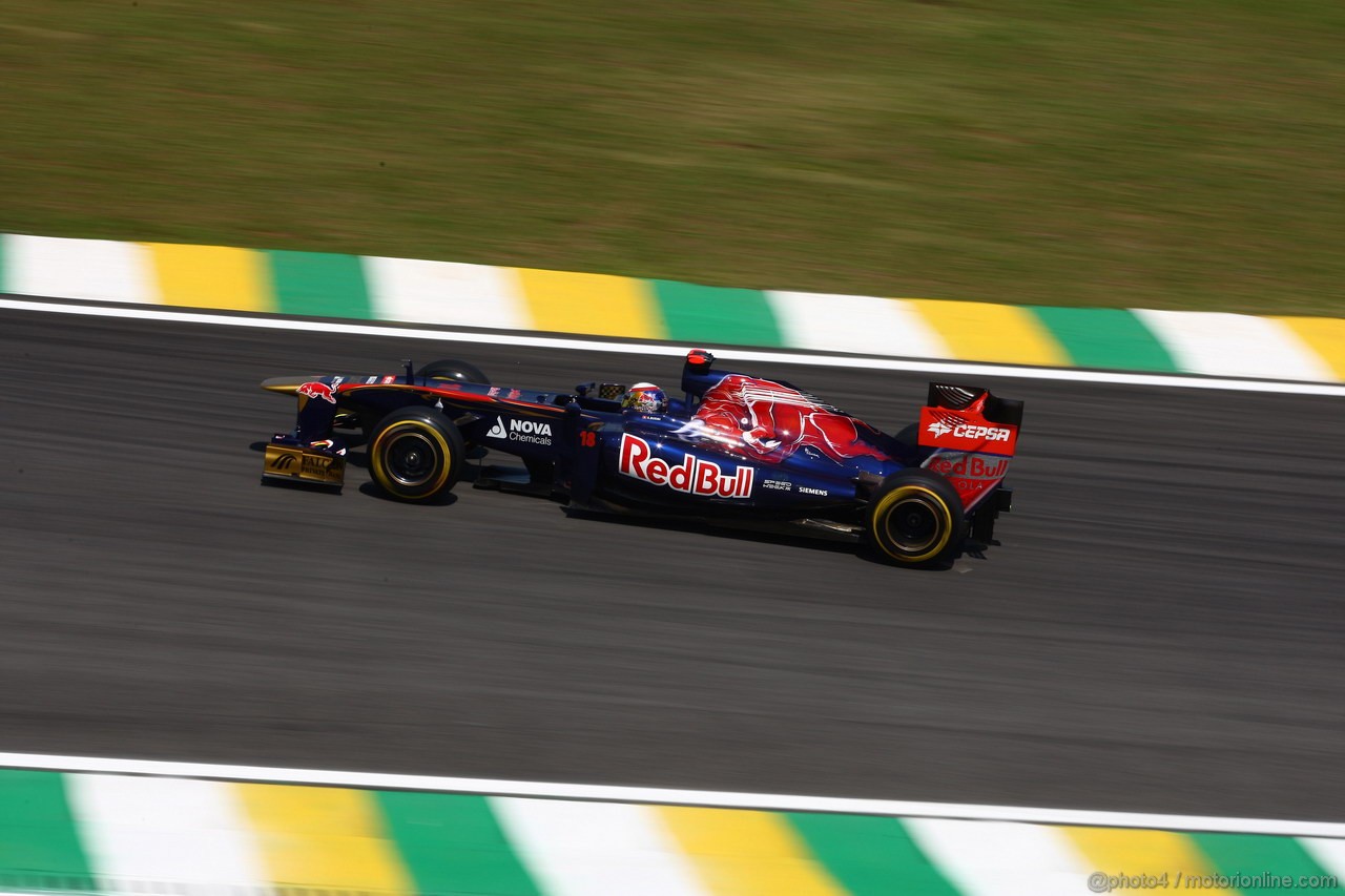 GP BRASILE, 25.11.2011- Prove Libere 2, Venerdi', Sbastien Buemi (SUI), Scuderia Toro Rosso, STR6 