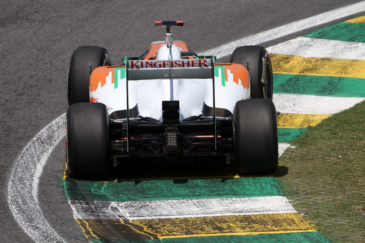 GP BRASILE, 25.11.2011- Prove Libere 2, Venerdi', Adrian Sutil (GER), Force India F1 Team, VJM04 