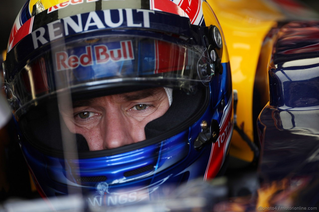 GP BRASILE, 25.11.2011- Prove Libere 2, Venerdi', Mark Webber (AUS), Red Bull Racing, RB7 