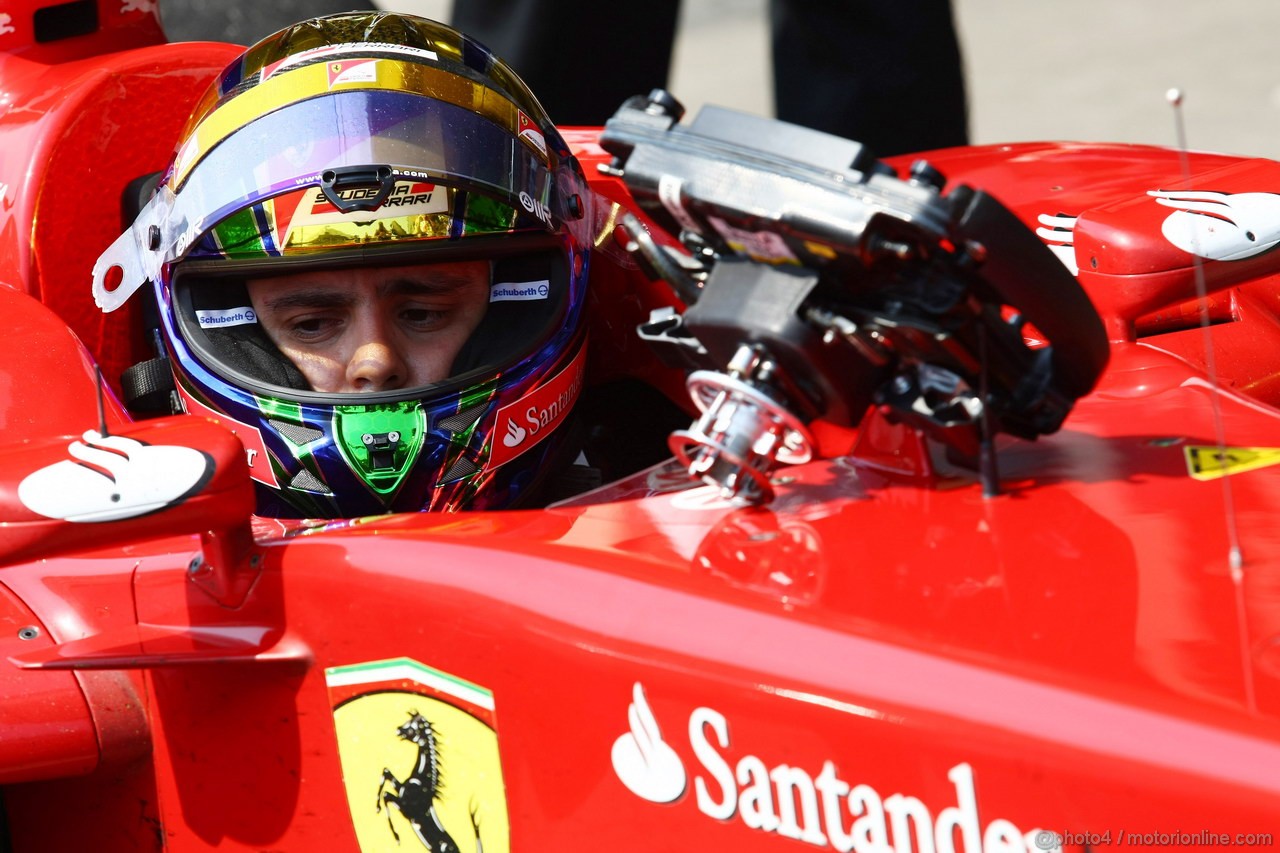 GP BRASILE, 25.11.2011- Prove Libere 2, Venerdi', Felipe Massa (BRA), Ferrari, F-150 Italia 