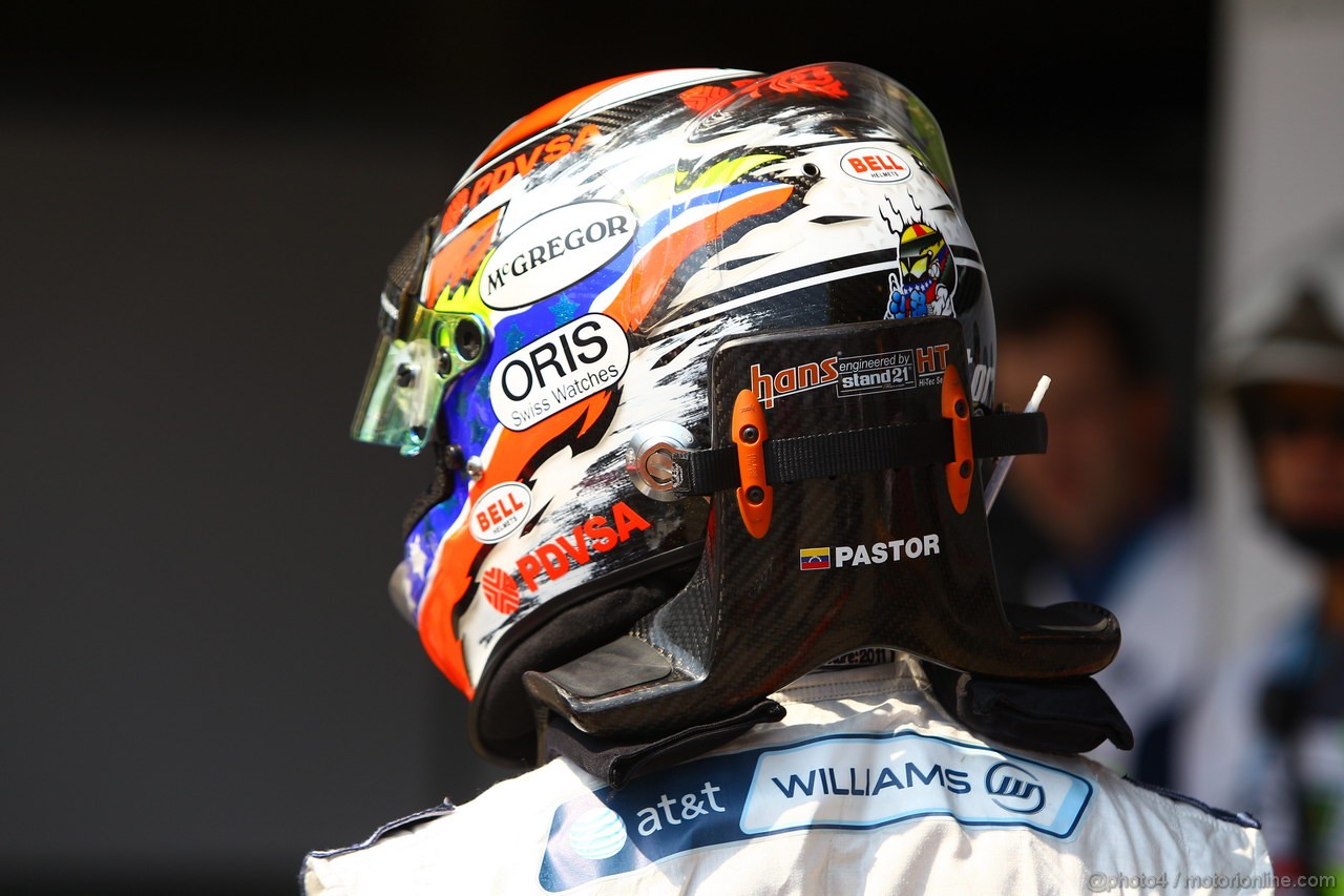 GP BRASILE, 25.11.2011- Prove Libere 2, Venerdi', Pastor Maldonado (VEN), Williams FW33 