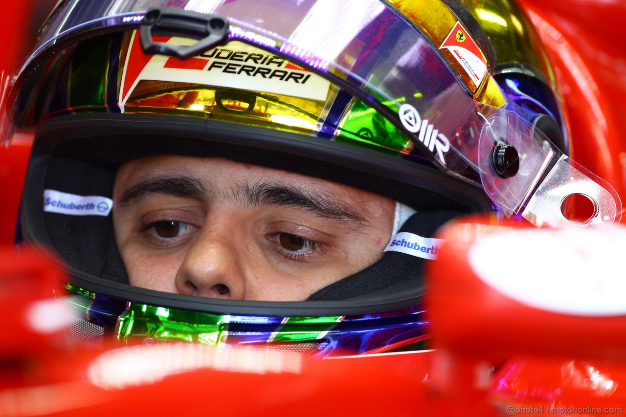 GP BRASILE, 25.11.2011- Prove Libere 2, Venerdi', Felipe Massa (BRA), Ferrari, F-150 Italia 