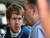 GP BRASILE, 25.11.2011- Prove Libere 1, Venerdi', Sebastian Vettel (GER), Red Bull Racing, RB7 e Mario Isola (ITA), Sporting Director Pirelli  