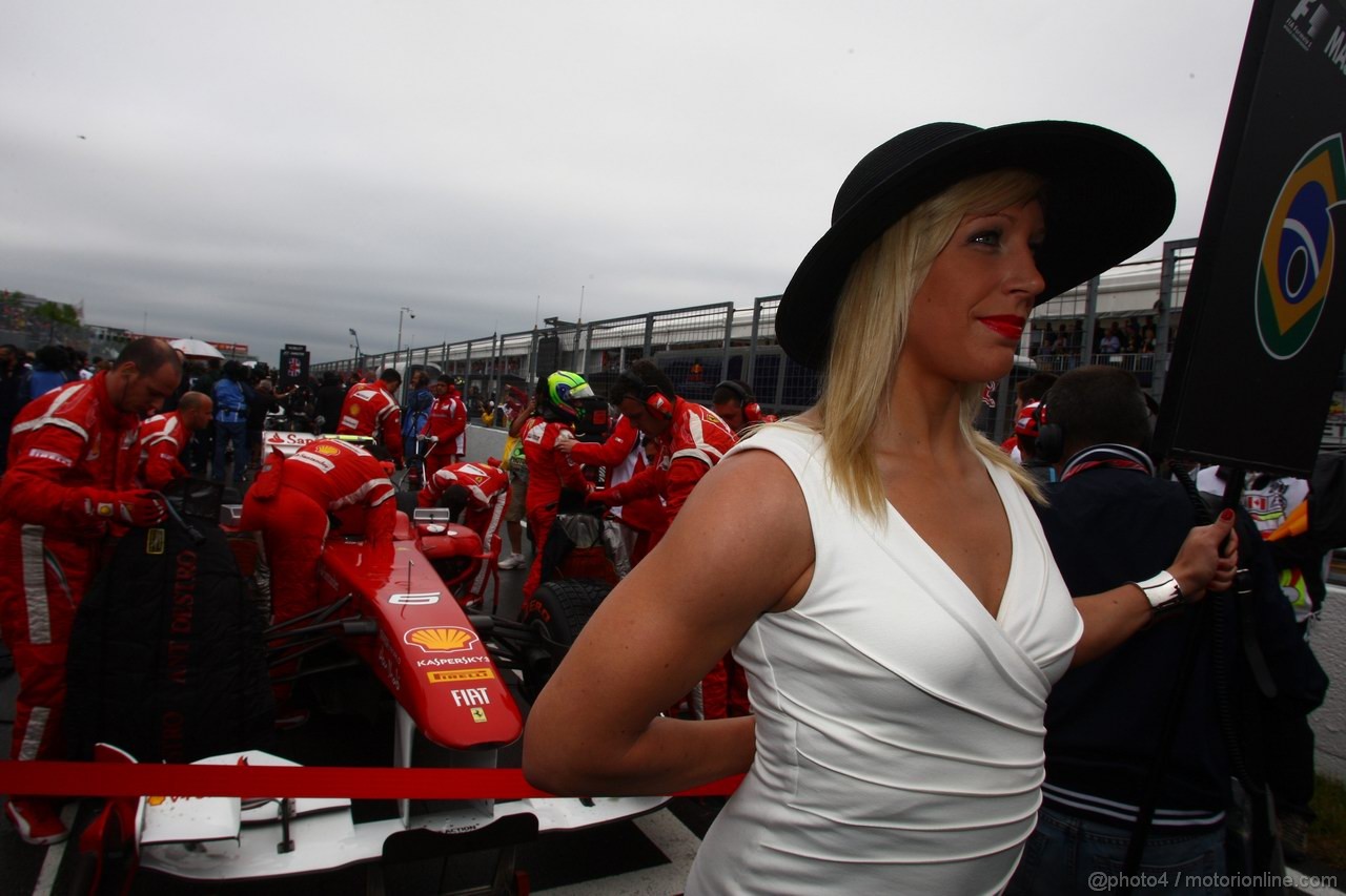 GP CANADA, 12.06.2011- Gara, Felipe Massa (BRA), Ferrari, F-150 Italia 