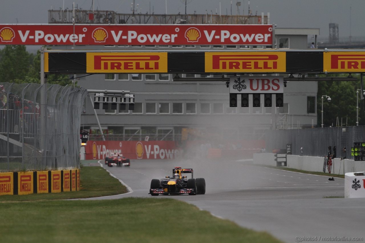 GP CANADA, 12.06.2011- Gara, Sebastian Vettel (GER), Red Bull Racing, RB7 