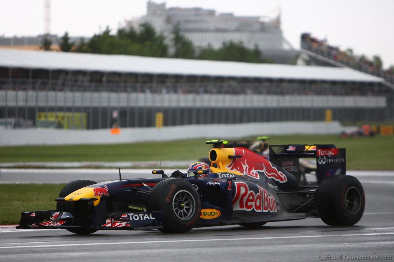 GP CANADA, 12.06.2011- Gara, Mark Webber (AUS), Red Bull Racing, RB7 