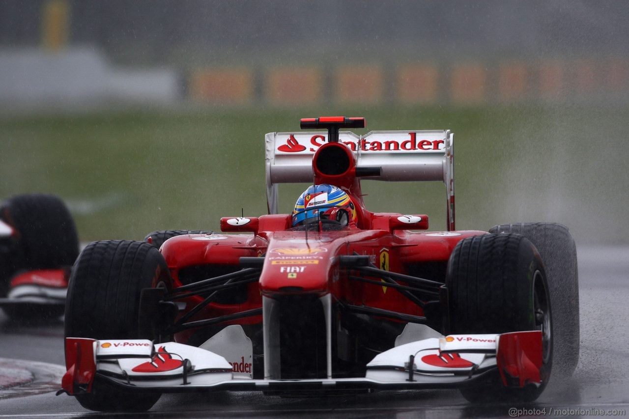 GP CANADA, 12.06.2011- Gara, Fernando Alonso (ESP), Ferrari, F-150 Italia 