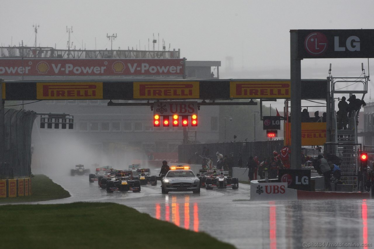 GP CANADA, 12.06.2011- Gara, red flag, race sttoped