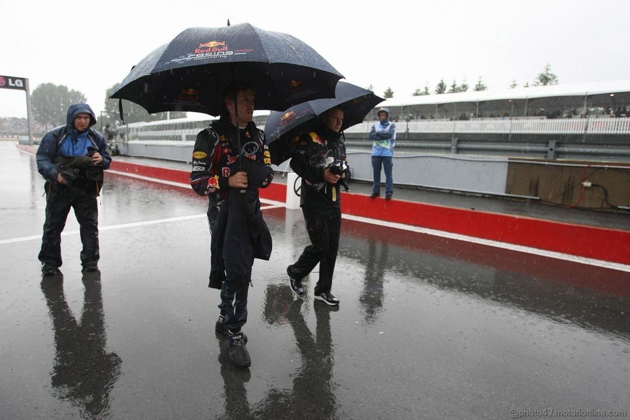 GP CANADA, 12.06.2011- Gara, Gara stopped, Sebastian Vettel (GER), Red Bull Racing, RB7 