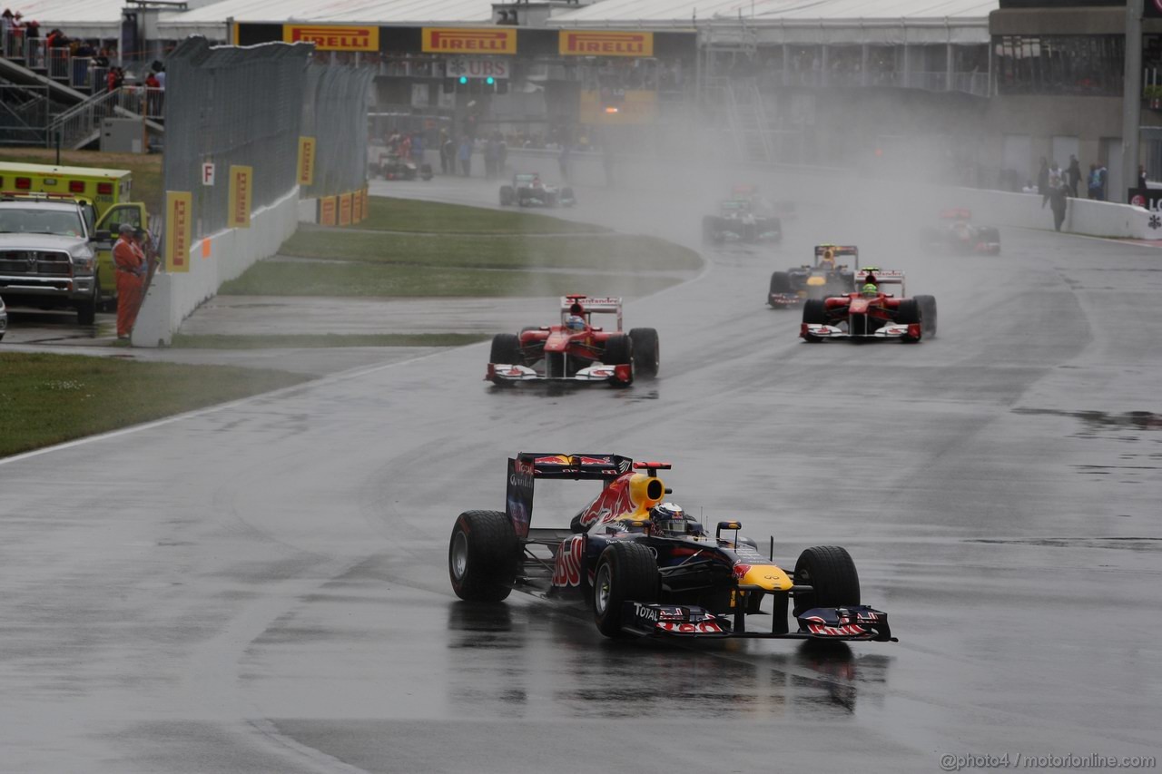 GP CANADA, 12.06.2011- Gara, Sebastian Vettel (GER), Red Bull Racing, RB7 