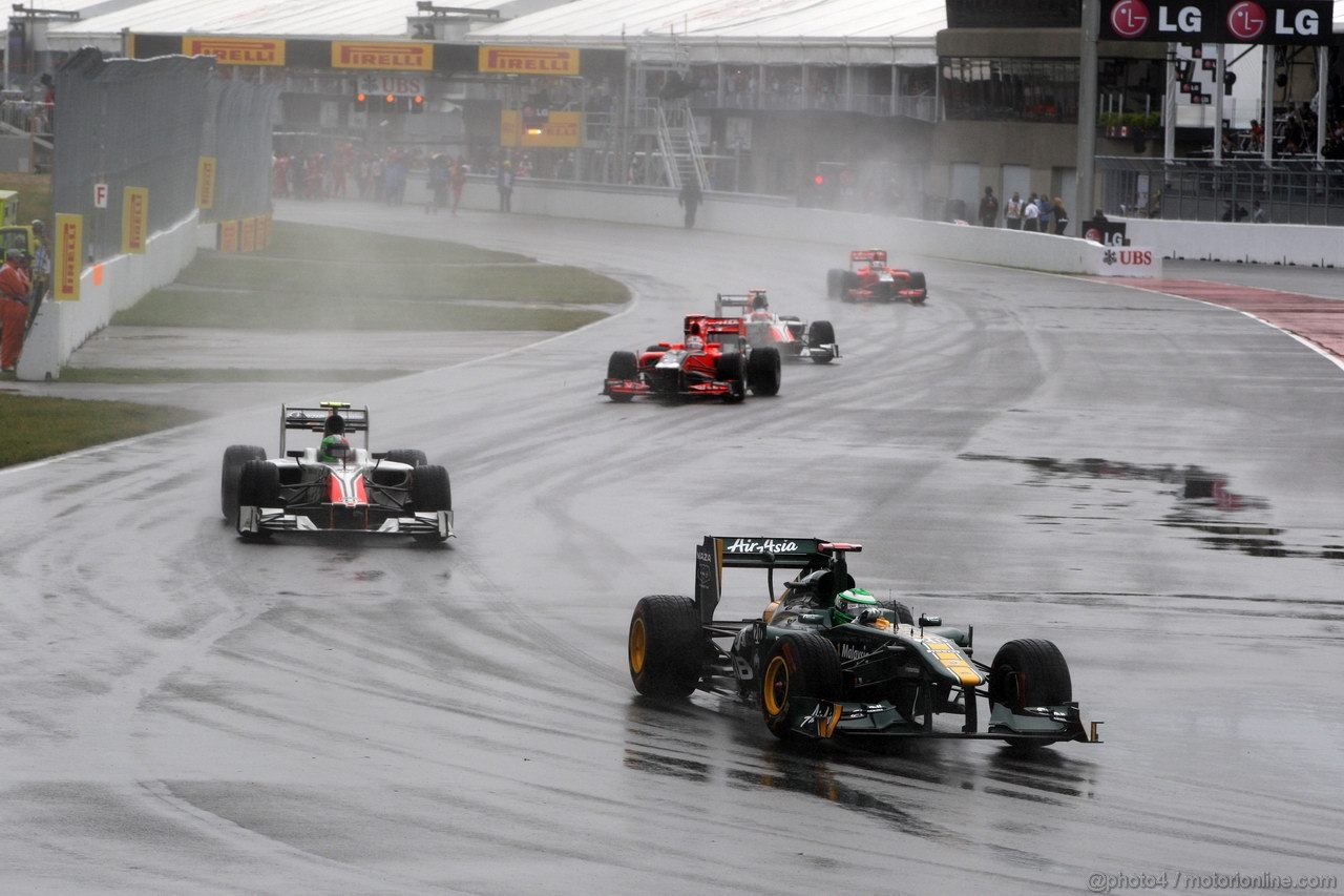 GP CANADA, 12.06.2011- Gara, Heikki Kovalainen (FIN), Team Lotus, TL11 