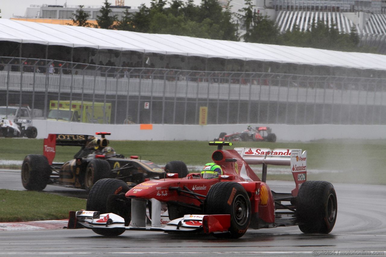 GP CANADA, 12.06.2011- Gara, Felipe Massa (BRA), Ferrari, F-150 Italia 