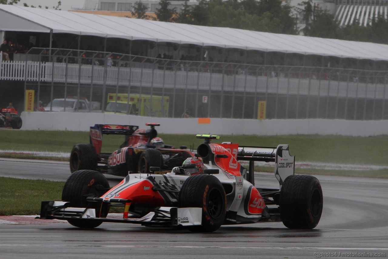 GP CANADA, 12.06.2011- Gara, Vitantonio Liuzzi (ITA), Hispania Racing F1 Team, HRT  