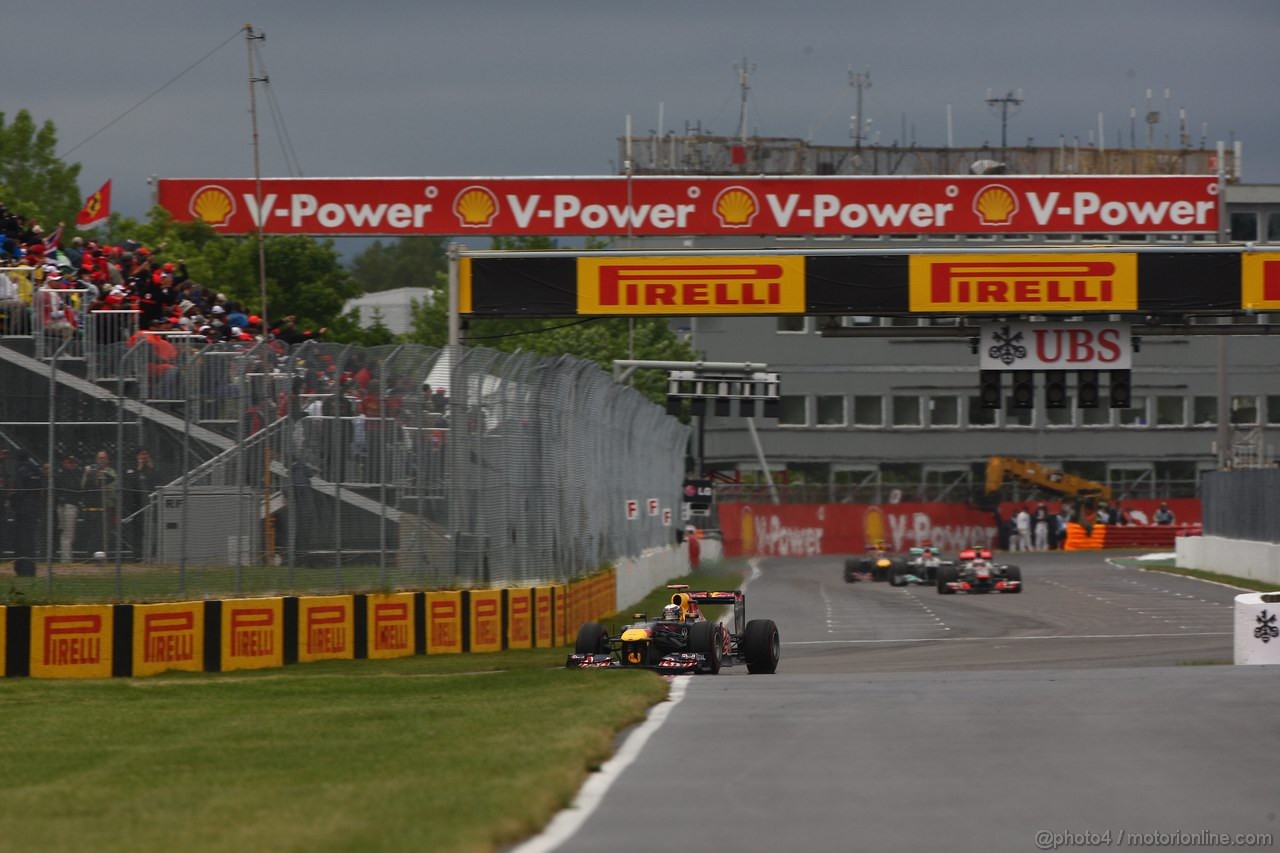 GP CANADA, 12.06.2011- Gara, Sebastian Vettel (GER), Red Bull Racing, RB7 