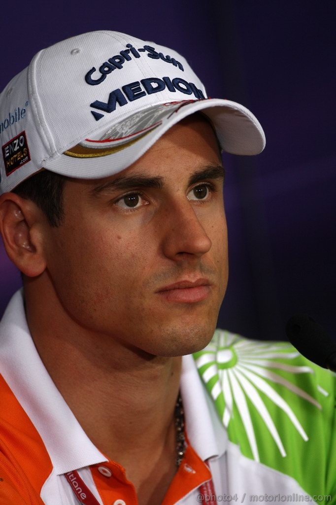 GP CANADA, 09.06.2011- Conferenza Stampa, Adrian Sutil (GER), Force India F1 Team, VJM04 