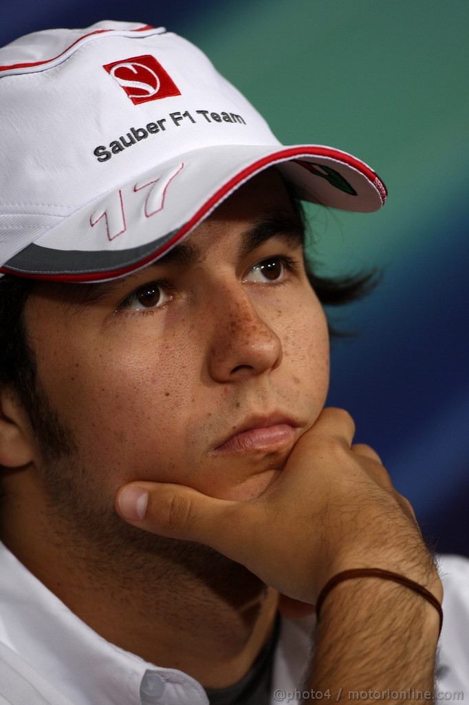 GP CANADA, 09.06.2011- Conferenza Stampa, Sergio Pérez (MEX), Sauber F1 Team C30 